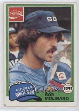1981 Topps Coca-Cola Team Sets - Chicago White Sox #9 - Bob Molinaro