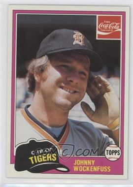 1981 Topps Coca-Cola Team Sets - Detroit Tigers #8 - John Wockenfuss