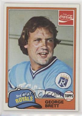 1981 Topps Coca-Cola Team Sets - Kansas City Royals #2 - George Brett