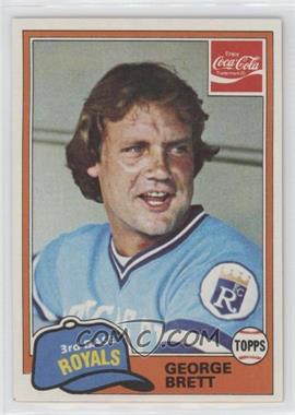 1981 Topps Coca-Cola Team Sets - Kansas City Royals #2 - George Brett