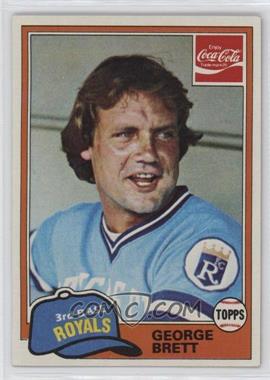 1981 Topps Coca-Cola Team Sets - Kansas City Royals #2 - George Brett