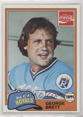 1981 Topps Coca-Cola Team Sets - Kansas City Royals #2 - George Brett