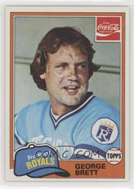 1981 Topps Coca-Cola Team Sets - Kansas City Royals #2 - George Brett