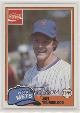 1981 Topps Coca-Cola Team Sets - New York Mets #11 - Joel Youngblood [EX to NM]