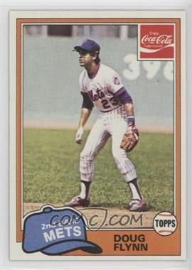 1981 Topps Coca-Cola Team Sets - New York Mets #2 - Doug Flynn