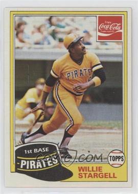 1981 Topps Coca-Cola Team Sets - Pittsburgh Pirates #10 - Willie Stargell