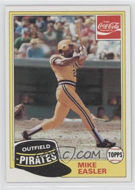 1981 Topps Coca-Cola Team Sets - Pittsburgh Pirates #3 - Mike Easler