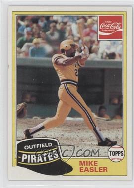 1981 Topps Coca-Cola Team Sets - Pittsburgh Pirates #3 - Mike Easler