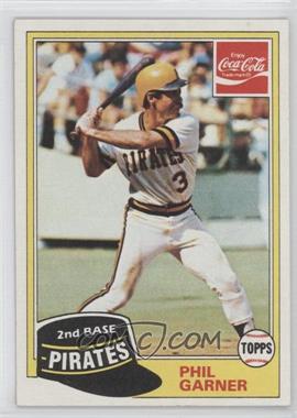 1981 Topps Coca-Cola Team Sets - Pittsburgh Pirates #5 - Phil Garner