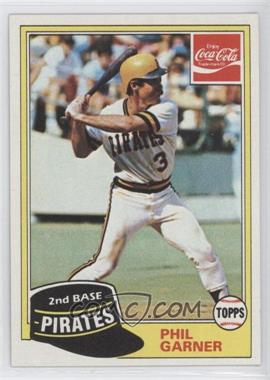 1981 Topps Coca-Cola Team Sets - Pittsburgh Pirates #5 - Phil Garner