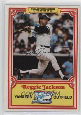 1981 Topps Drake's Big Hitters - [Base] #10 - Reggie Jackson