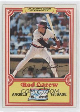 1981 Topps Drake's Big Hitters - [Base] #2 - Rod Carew