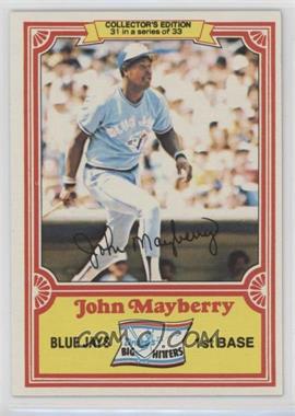 1981 Topps Drake's Big Hitters - [Base] #31 - John Mayberry
