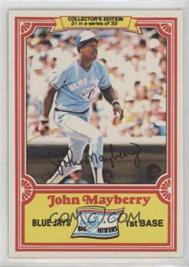 1981 Topps Drake's Big Hitters - [Base] #31 - John Mayberry