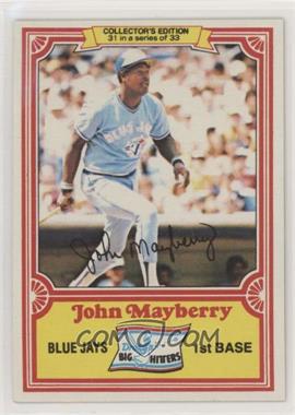 1981 Topps Drake's Big Hitters - [Base] #31 - John Mayberry