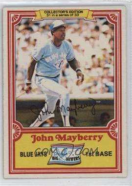 1981 Topps Drake's Big Hitters - [Base] #31 - John Mayberry