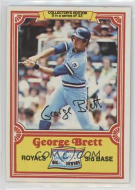 1981 Topps Drake's Big Hitters - [Base] #5 - George Brett [EX to NM]