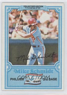 1981 Topps Drake's Big Hitters - [Base] #7 - Mike Schmidt