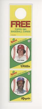 1981 Topps Squirt Exclusive Limited Edition - [Base] - Complete Hanger Panel #11-22 - Pete Rose, Al Oliver