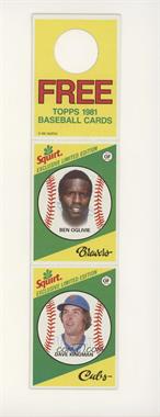 1981 Topps Squirt Exclusive Limited Edition - [Base] - Complete Hanger Panel #3-14 - Ben Oglivie, Dave Kingman