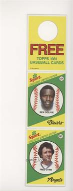 1981 Topps Squirt Exclusive Limited Edition - [Base] - Complete Hanger Panel #3-25 - Ben Oglivie, Fred Lynn