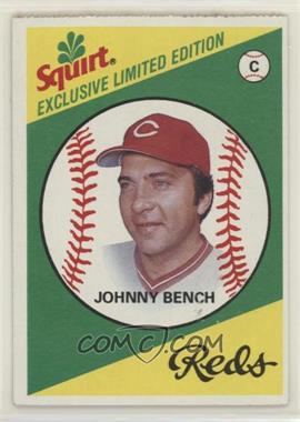 1981 Topps Squirt Exclusive Limited Edition - [Base] #20 - Johnny Bench