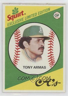 1981 Topps Squirt Exclusive Limited Edition - [Base] #24 - Tony Armas