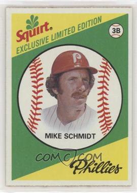 1981 Topps Squirt Exclusive Limited Edition - [Base] #8 - Mike Schmidt