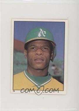 1981 Topps Stickers - [Base] #15 - Rickey Henderson