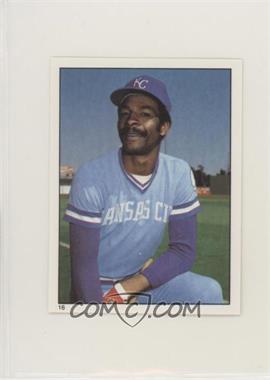 1981 Topps Stickers - [Base] #16 - Willie Wilson