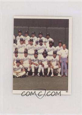 1981 Topps Stickers - [Base] #90 - Kansas City Royals (KC Royals) Team