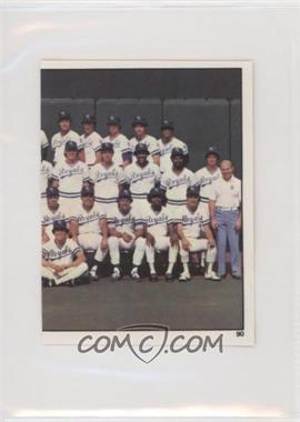 1981 Topps Stickers - [Base] #90 - Kansas City Royals (KC Royals) Team