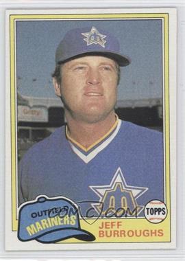 1981 Topps Traded - [Base] #745 - Jeff Burroughs