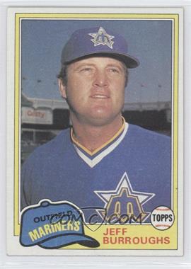 1981 Topps Traded - [Base] #745 - Jeff Burroughs