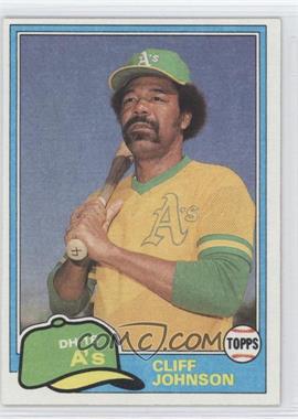 1981 Topps Traded - [Base] #776 - Cliff Johnson