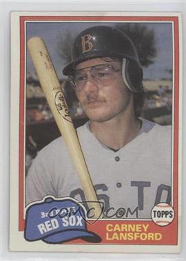 1981 Topps Traded - [Base] #788 - Carney Lansford [Good to VG‑EX]