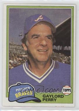 1981 Topps Traded - [Base] #812 - Gaylord Perry