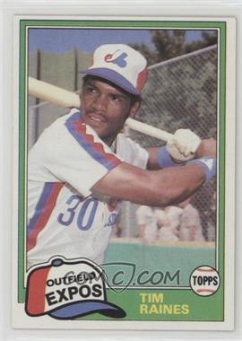 1981 Topps Traded - [Base] #816 - Tim Raines