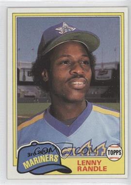 1981 Topps Traded - [Base] #817 - Len Randle