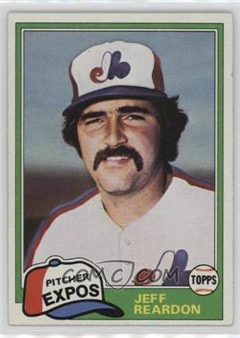 1981 Topps Traded - [Base] #819 - Jeff Reardon