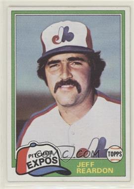 1981 Topps Traded - [Base] #819 - Jeff Reardon