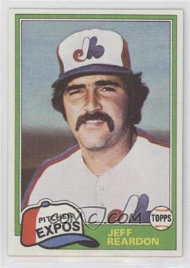 1981 Topps Traded - [Base] #819 - Jeff Reardon