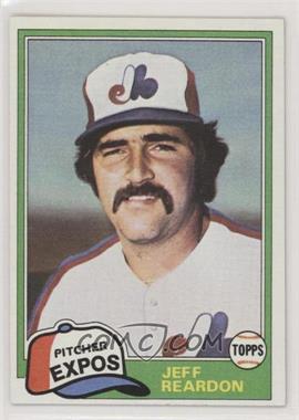 1981 Topps Traded - [Base] #819 - Jeff Reardon