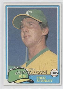 1981 Topps Traded - [Base] #834 - Fred Stanley