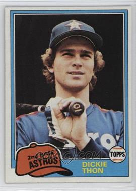 1981 Topps Traded - [Base] #844 - Dickie Thon
