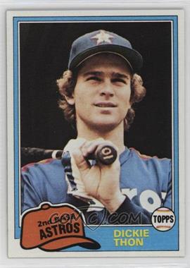 1981 Topps Traded - [Base] #844 - Dickie Thon