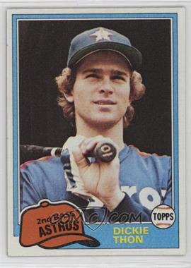 1981 Topps Traded - [Base] #844 - Dickie Thon