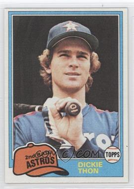 1981 Topps Traded - [Base] #844 - Dickie Thon