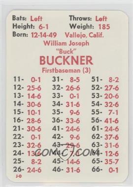 1982 APBA Baseball 1981 Season - [Base] #_BIBU - Bill Buckner