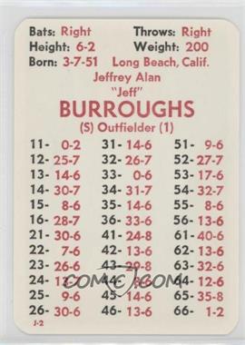 1982 APBA Baseball 1981 Season - [Base] #_JEBU - Jeff Burroughs